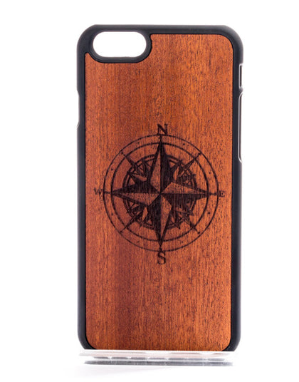 MMORE Wood Compass Phone Case